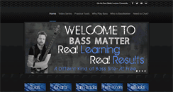 Desktop Screenshot of bassmatter.com